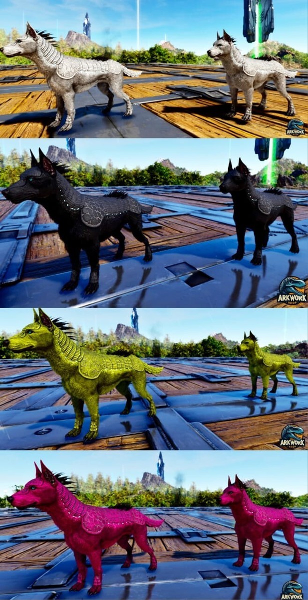 🦖ARK Survival Ascended Armadoggo Solid Colors PVE PS5/XBOX
