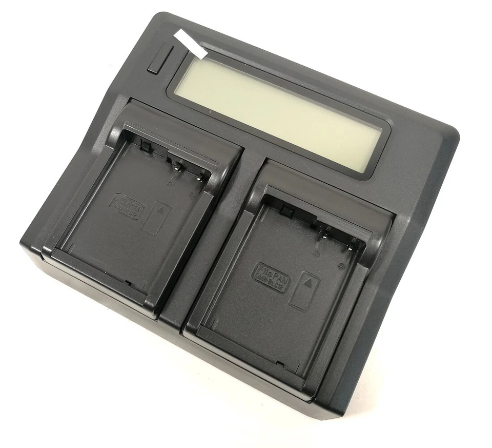 Cargador de batería LCD rápido para Panasonic DMC-G5 DMC-G6 DMC-G7 Lumix DMW-BLC12PP Foto 3 de 4