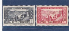 VALLEES D ANDORRE 2 TIMBRES NEUF de collection 