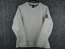 Adidas Women's White Crewneck Sweatshirt Size see measurements Pullover Casual