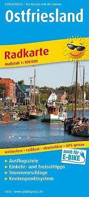 Ostfriesland, Radkarte 1:100.000, ,