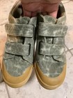 TOMS Kids Camo Canvas Double Closure Midtop Shoes sz 3 — photo 1