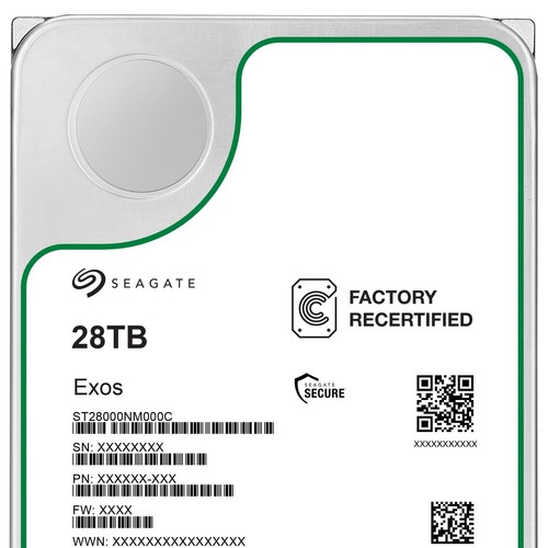 Seagate Exos HDD 28TB ST28000NM000C (Recertified) - Picture 5 of 9