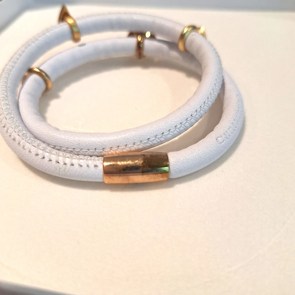 Endless Armband weiss vergoldete Charms 925 Silber - Bild 4 von 4