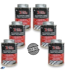 Xtra Seal 14-008 Chemical Vulcanizing Cement Glue 8 Oz. Cans 6 Pack Tire Repair