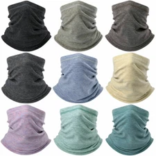 Winter Neck Warmer Gaiter Tube Scarf Fleece Bandana Half Face Mask Ski Snowboard
