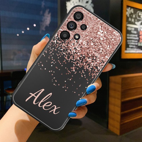 Custodia telefono silicone per Samsung Galaxy S22 S25 S23 S24 Bling cover personalizzata - Foto 11 di 108