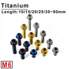 M6*10/15/20/25/30~90mm Titanium Internal And External Plum Blossom Flange Screws
