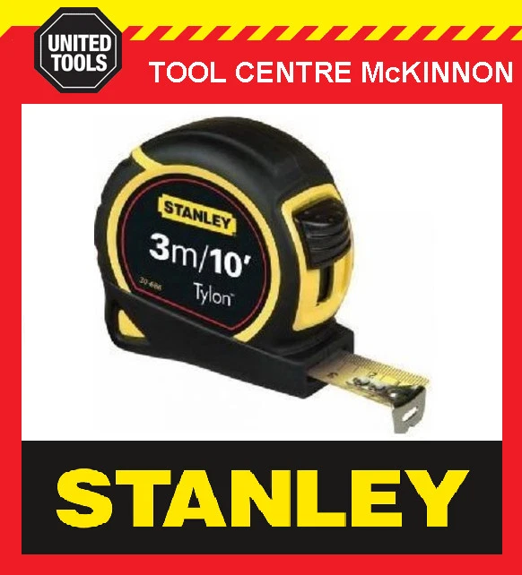 STANLEY TYLON 3m 10 METRIC IMPERIAL TAPE MEASURE