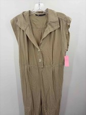 Zara Green Size XS Sleeveless Jumpsuit