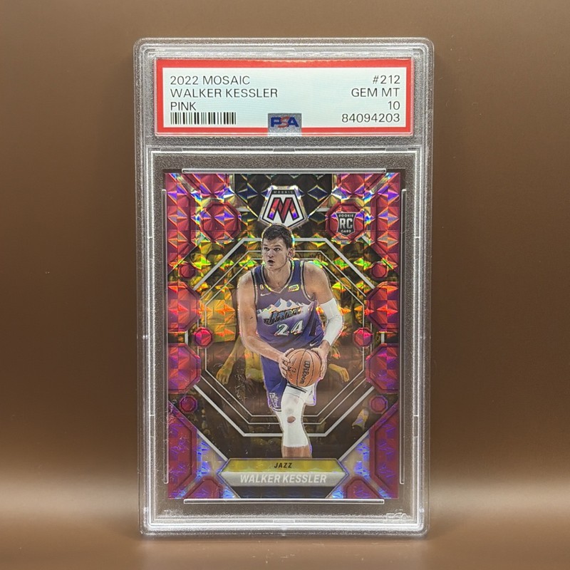 2022 Mosaic Walker Kessler Rookie Pink  RC /149 PSA 10  Lakers Jazz🔥📈 