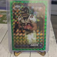 Topps Chrome Terrell Davis Green Geometric Refractor #60 /99 Denver Broncos