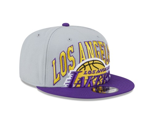 LA Lakers Tip-Off Herren NBA Authentics 9Fifty Grau New Era Cap - Bild 3 von 6