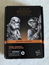 STAR WARS THE BLACK SERIES  REBEL TROOPER & STORMTROOPER 2 PACK  A NEW HOPE
