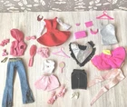 Barbie & Others Doll Clothes & Accessories Lot Assorted 1990s Vintage