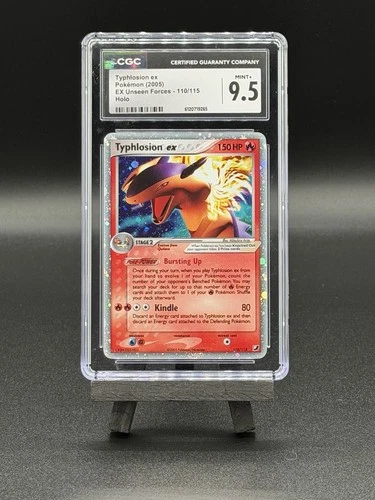 Pokemon Typhlosion EX Unseen Forces #110 Holo Ultra Rare LOW POP 4 CGC 9.5 MINT+