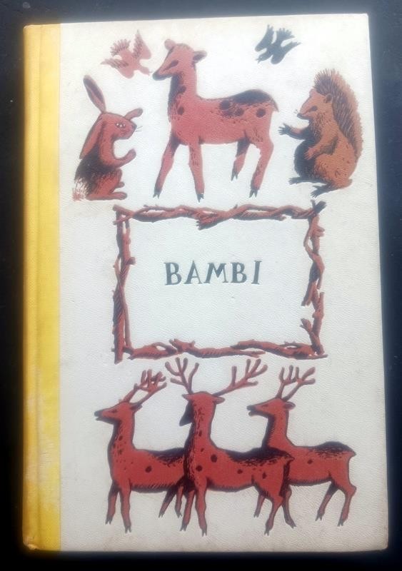 Vintage BAMBI BOOK Junior Deluxe Edition 1956