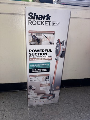 #ad #ad Shark Rocket Pro HN175 Stick Vacuum Corded Bagless LED Headlight Orange $85.00