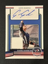 Gavin Grahovac 2023 USA Stars & Stripes Auto Relic 18U-GG