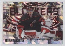 2022-23 Upper Deck Allure Blockers Red 210/299 Frederik Andersen #BL-28 14c2