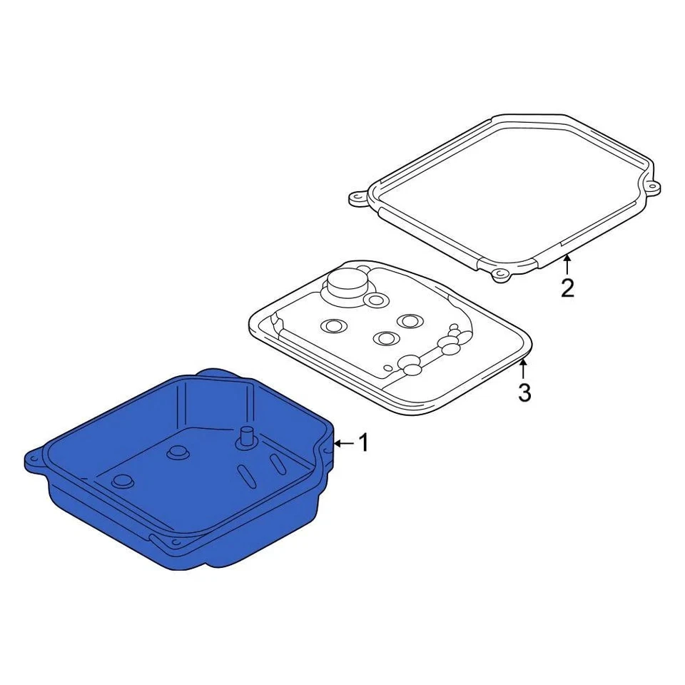 For Volkswagen Jetta 1999-2005 Volkswagen 01M321359 Transmission Oil Pan — 第 4/4 张图片