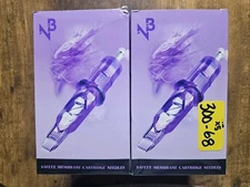 100 Pcs Purple Mixed Tattoo Cartridge Needles Round Liner Set for Tattoo Machine