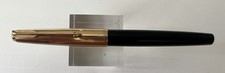 Parker 51 Aerométrico Mk I, Tapa 12K GF, Plumín Fino, Hecho en EE. UU., SIN USAR Y Reducido