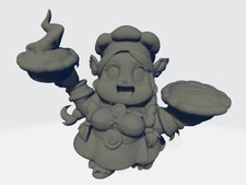 Big Head Chibi - Norse - Cutie Pie Lady