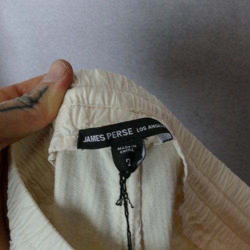 James Perse Wide Wale Soft Corduroy pants Cream Size 2 - Picture 9 of 9