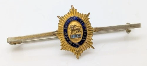 British Military Badge. FIRM. Honi Soit Que Mal Y Pense. WW2. Worcestershire.