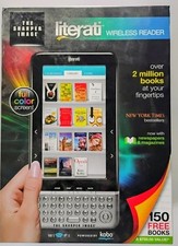 The Sharper Image Literati Wireless E-Reader 7" 256MB. Used - Very Good.