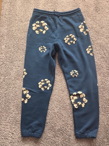 Denim Tears X CPFM 'Cactus Tears' Navy Wreath Sweatpants Size XL