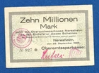 04 224 emergency money city of Neresheim 10 million Mark, 28.9.1923