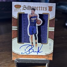 2015-16 Panini Preferred - Rookie Silhouettes Devin Booker #23 /99 (AU, MEM, RC)