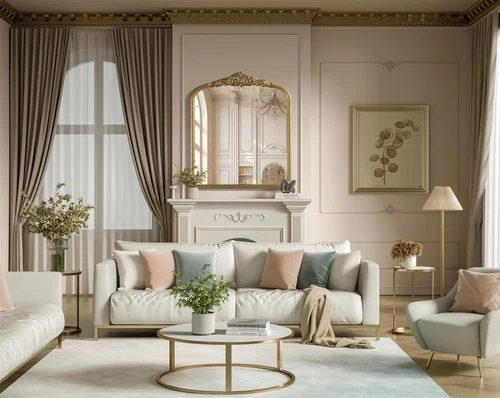 Elegant Decor Naomi Vintage Resin Mirror 36X42 in Antique Brass - Picture 2 of 7