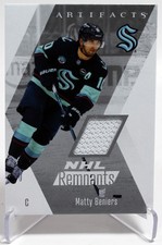 2025-26 Upper Deck Artifacts #NR-5 Matty Beniers NHL Remnants Seattle Kraken