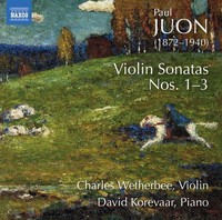 Audio Cd - Paul Juon - Violin Sonatas Nos. 1-3 - Naxos -D- Neu