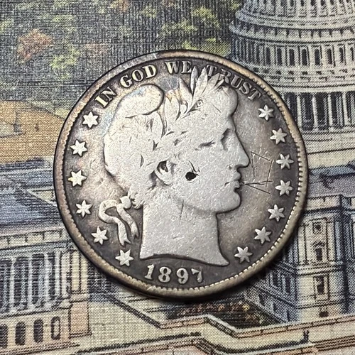 1897 Barber Half Dollar 🇺🇸