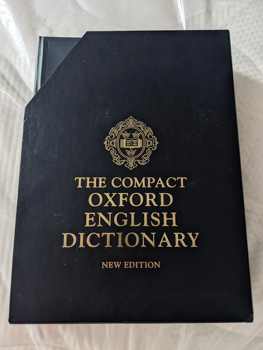 25+ compact edition oxford english dictionary for sale | Updated