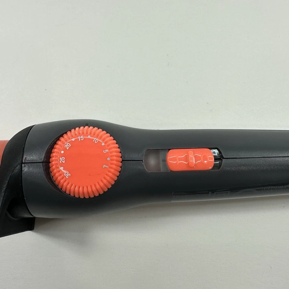 Remington Conical Slim Ceramic Hair Curling Iron Wand Infrared High Heat Orange - Image 3 of 4