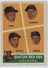 1960 Topps Rudy York Sal Maglie Del Baker Billy Herman #456 HOF 0n7h