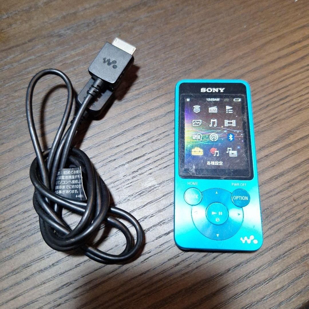 【未使用】SONY NW-S784 デジタルオーディオプレーヤー　ブルー 未使用】SONY NW-S784 デジタルオーディオプレーヤー ブルー
