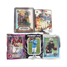 2025 Panini Donruss Optic NFL 5-Card case hit Lot Evans, Dart, Ward, Jeanty