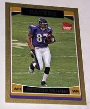 2006 TOPPS ROOKIE CARD #375 DEMETRIUS WILLIAMS 570/2006 GOLD Oregon Ducks RAVENS. rookie card picture