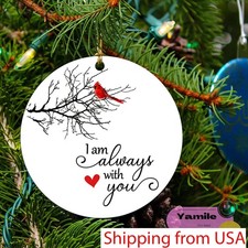 Cardinal Memorial For Loved One Merry Christmas 2021 Ornament