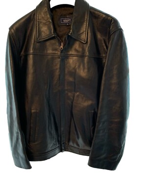 smart leather jacket mens UK