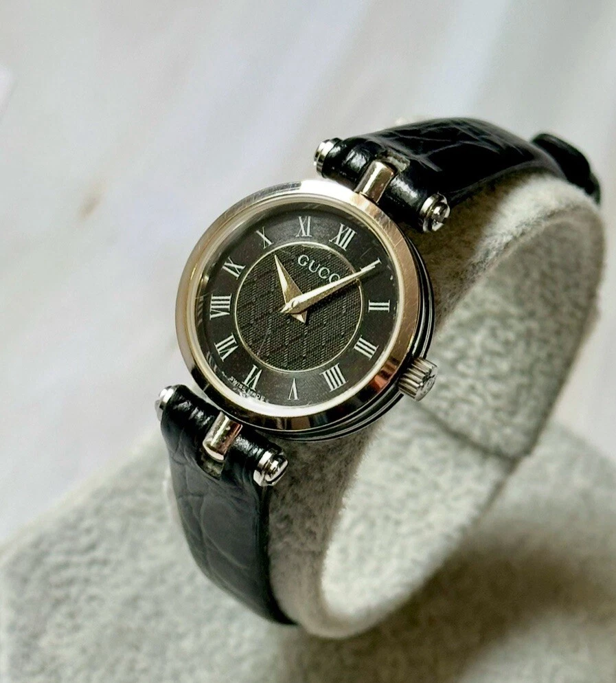 Montre de luxe femme Gucci 2040L Sherry Line en acier inoxydable fabrication suisse