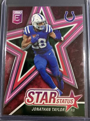 2022 Donruss Elite Football Jonathan Taylor Star Status Green No. SS13 Colts