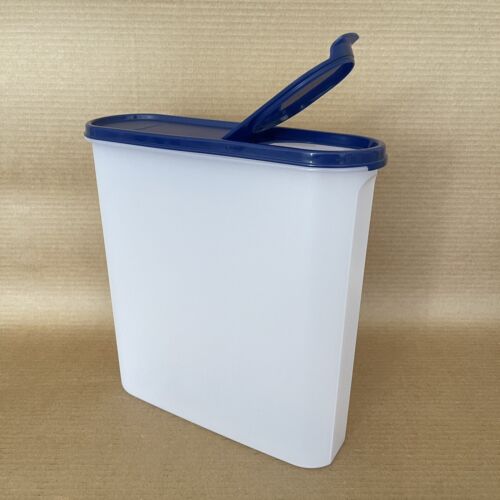 Tupperware Modular Mates Super Oval #5 Large 20 Cup #2239 Dark Blue Pour Seal - Picture 1 of 8