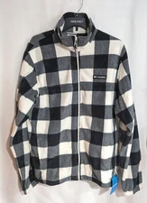 Columbia Men's Chalk Check Steens Mountain Full-Zip Fleece Jacket - Size M/L/2XL